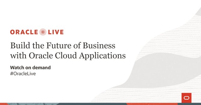 jochenwiessler's tweet photo. Check out #OracleLive now available on demand and see how customers are keeping pace with technology changes, achieving positive business outcomes, and positioning for future growth. https://t.co/aui2LIqFHy https://t.co/vJURAnCWUv