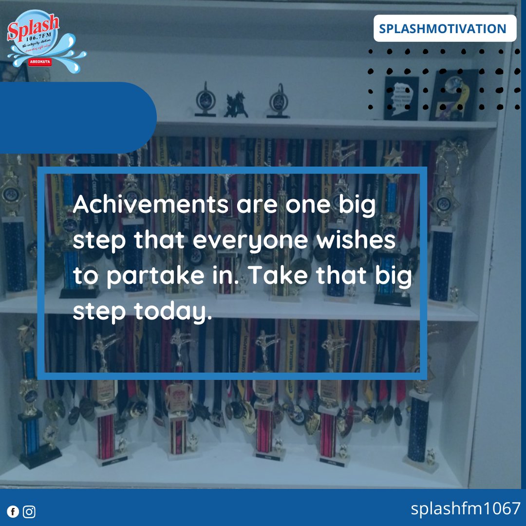 splashfm1067's tweet photo. Take a big step today, a step that you would always be proud of.
Good morning.
Have a wonderful weekend ahead.
#fridaymotivation
#splashmotivation
#splashunofficial1067
#Splashfm1067 https://t.co/dW1DIhAwY6