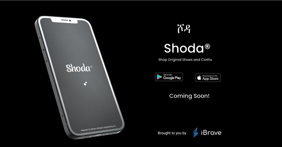 IBraveTech's tweet photo. We are excited to announce Shoda®, an e-commerce platform to shop authentic shoes and clothing.

#Ethiopia 
#startup 
#ecommerce 
#Shoes 
#fashion https://t.co/8Fx3nMhVn2