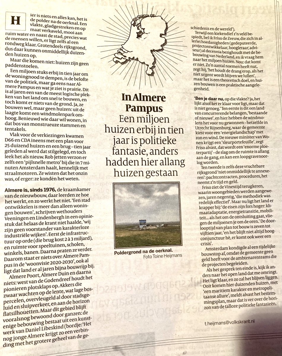 "1 miljoen huizen in 10 jaar tijd is een politieke fantasie" - bouwopgave ontleed door Friso  de Zeeuw en ⁦<a href="/toineheijmans/">Toine Heijmans</a>⁩ #VK