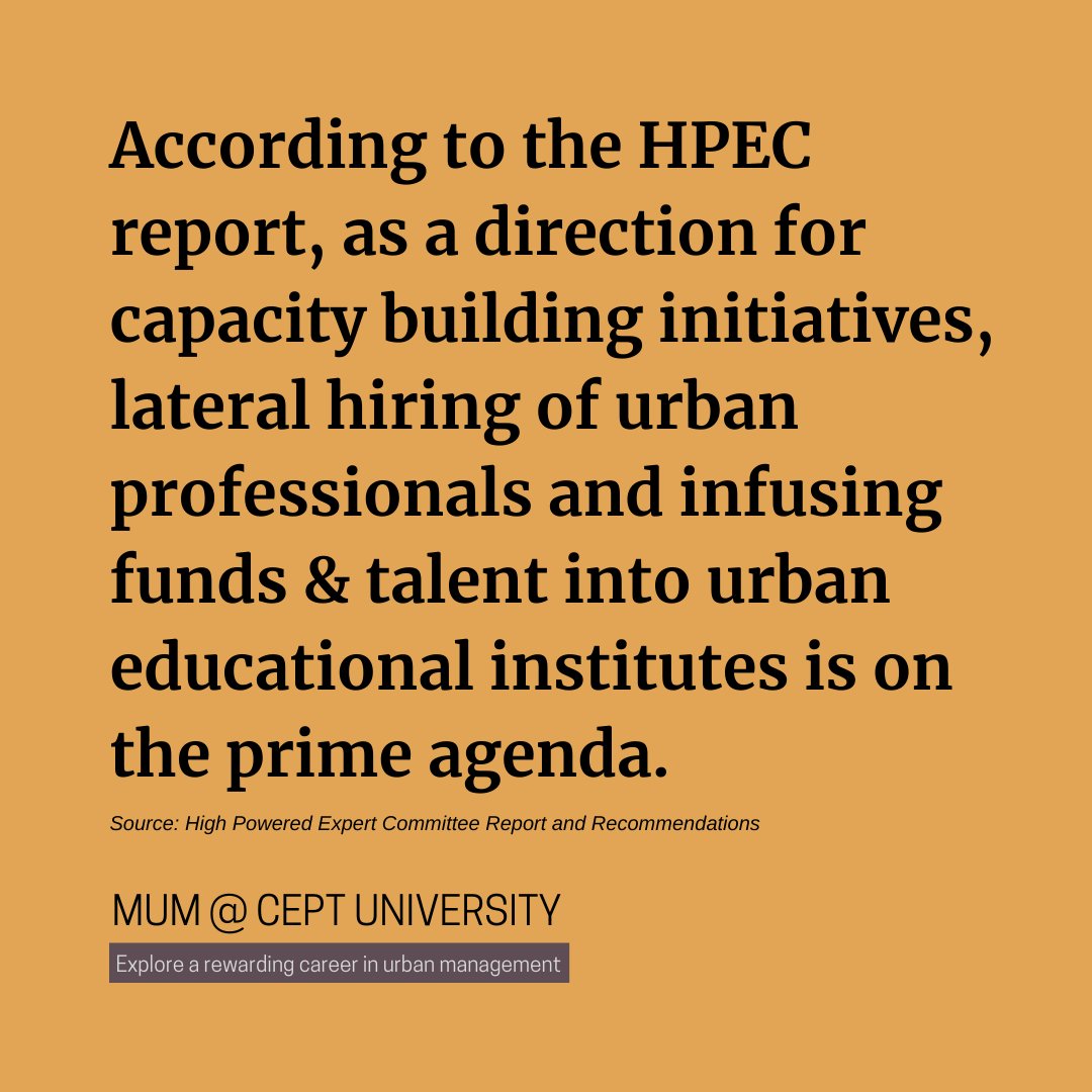 Explore a rewarding career in Urban Management. Admissions to the MUM program at CEPT is open. The program is open to graduates from all fields.

#studentvoices #ceptadmissions #urbanmanagement #admissionopen #postgraduation #cities #urbandevelopment #management #urbanpolicy
