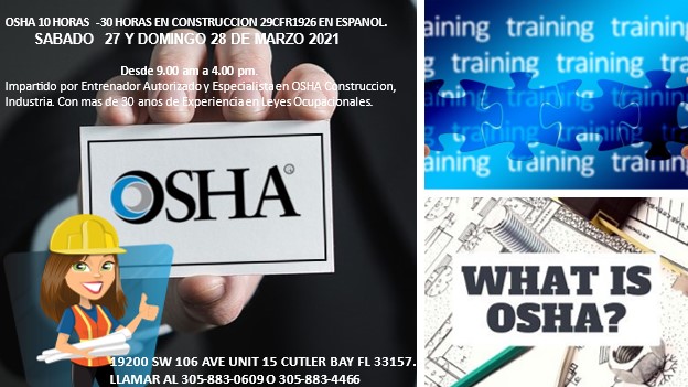 oshainstitute's tweet photo. Entrenador Autorizado en Construcción, Industria General, Desastres en Sitios de Trabajo.Especialista en Salud y Seguridad Ocupacional en Industria General y Construcción.
https://t.co/r1GXpRHvSG
#oshatrainer #oshacourses #safetytraining #oshaauthorizedtrainer #forklifttraining https://t.co/g7KiIo1FHW