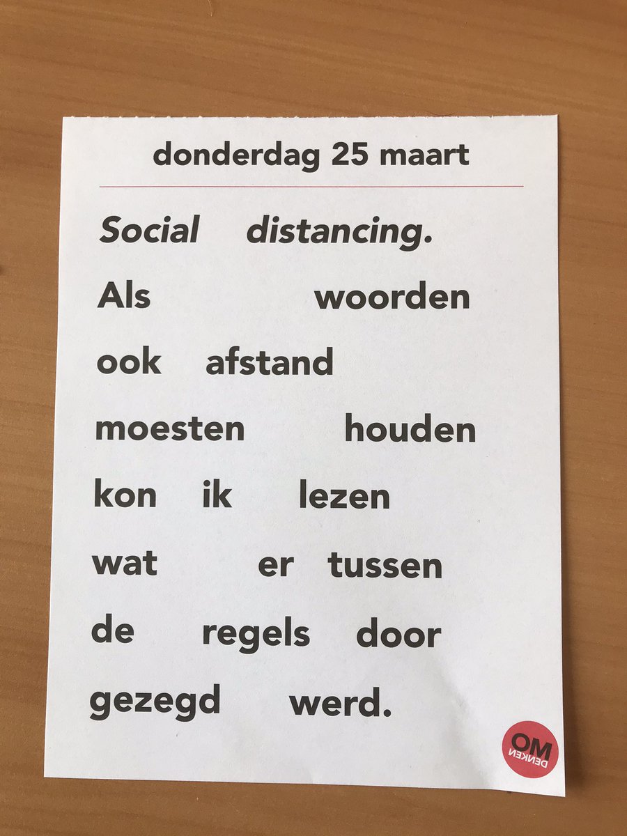 RM_Sanders's tweet photo. De omdenk kalender van gisteren zag alles al aankomen😀#omdenken https://t.co/xcOCxh6kVu