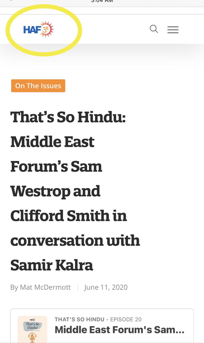 <a href="/thaiyaan/">Thaiyaan</a> <a href="/aisssasu/">ASU American Indian Student Support Services</a> <a href="/NAAISORG/">North American Association of Indian Students</a> <a href="/CaaVoices/">Voices Against CAA NRC</a> <a href="/SAsiaSolidarity/">SouthAsia Solidarity</a> <a href="/India_Resists/">India Resists</a> <a href="/StopHindutva/">Alliance for Justice and Accountability</a> <a href="/humCAFIhain/">Coalition Against Fascism in India</a> <a href="/Hindus4HR/">Hindus for Human Rights</a> <a href="/RajaBhattar/">Raja Bhattar</a> @BrVSharan <a href="/SadhanaHindus/">Sadhana: Coalition of Progressive Hindus</a> <a href="/nikhiletc/">Nikhil Mandalaparthy</a> <a href="/GIPAlliance/">Global Indian Progressive Alliance</a> @InterfaithMan @AcrossDistances <a href="/TheBostonCoali1/">Boston South Asian Coalition</a> <a href="/SolidarityBelg/">Solidarity Belgium</a> <a href="/right2dissent20/">#TheWorldIsWatchingIndia</a> @AnticaaD <a href="/Students_A_H/">Students Against Hindutva Ideology (SAHI)</a> <a href="/DiasporaAf/">Global Diaspora Alliance</a> <a href="/NoHindutvaNYC/">QueensAgainstHinduFascism</a> <a href="/monishabajaj/">Monisha Bajaj is now at @monishabajaj.bsky.social</a> <a href="/sonipaul/">Sonia Paul</a> <a href="/SANSoCal/">South Asian Network (SAN)</a> <a href="/DesiYouthRising/">Chicago Desi Youth Rising (CDYR)</a> @aspen_iap <a href="/sasresist/">South Asian Students Against Fascism</a> <a href="/oneillyatescbc/">Chris O'Neill-Yates (she/her/elle/ella)</a> <a href="/ChiSA4Justice/">Chicago South Asians for Justice</a> <a href="/SAALTweets/">SAALT</a> <a href="/aafcollective/">Asian American Feminist Collective</a> <a href="/project_polis/">The Polis Project</a> <a href="/suchitrav/">Suchitra Vijayan</a> <a href="/capi_usa/">Coalition of Americans for Pluralism in India</a> <a href="/IndiaReclaiming/">Reclaiming India</a> <a href="/UARFNYC/">United Against Racism and Fascism NYC</a> <a href="/theindiahub/">The India Hub</a> Hindu American Foundation (HAF), pro-Modi-RSS group, may turn Indian minorities as preys of American hate/“phobic” groups. 

HAF has ties with Islamophobic Middle East Forum (MEF),which abuses Indian Muslims/Kashmiris &amp; Sikhs. But Sikhs/#FarmersProtest have nothing to do with MEF