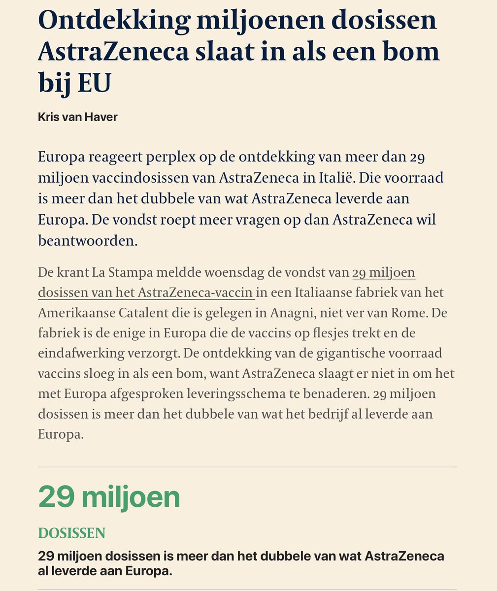 avcvdb's tweet photo. Elke #coronadode in #EU is er voortaan één te veel
@tijd 
#vaccinmaffia 
#corona 
#EU https://t.co/4O2SvGOuZa