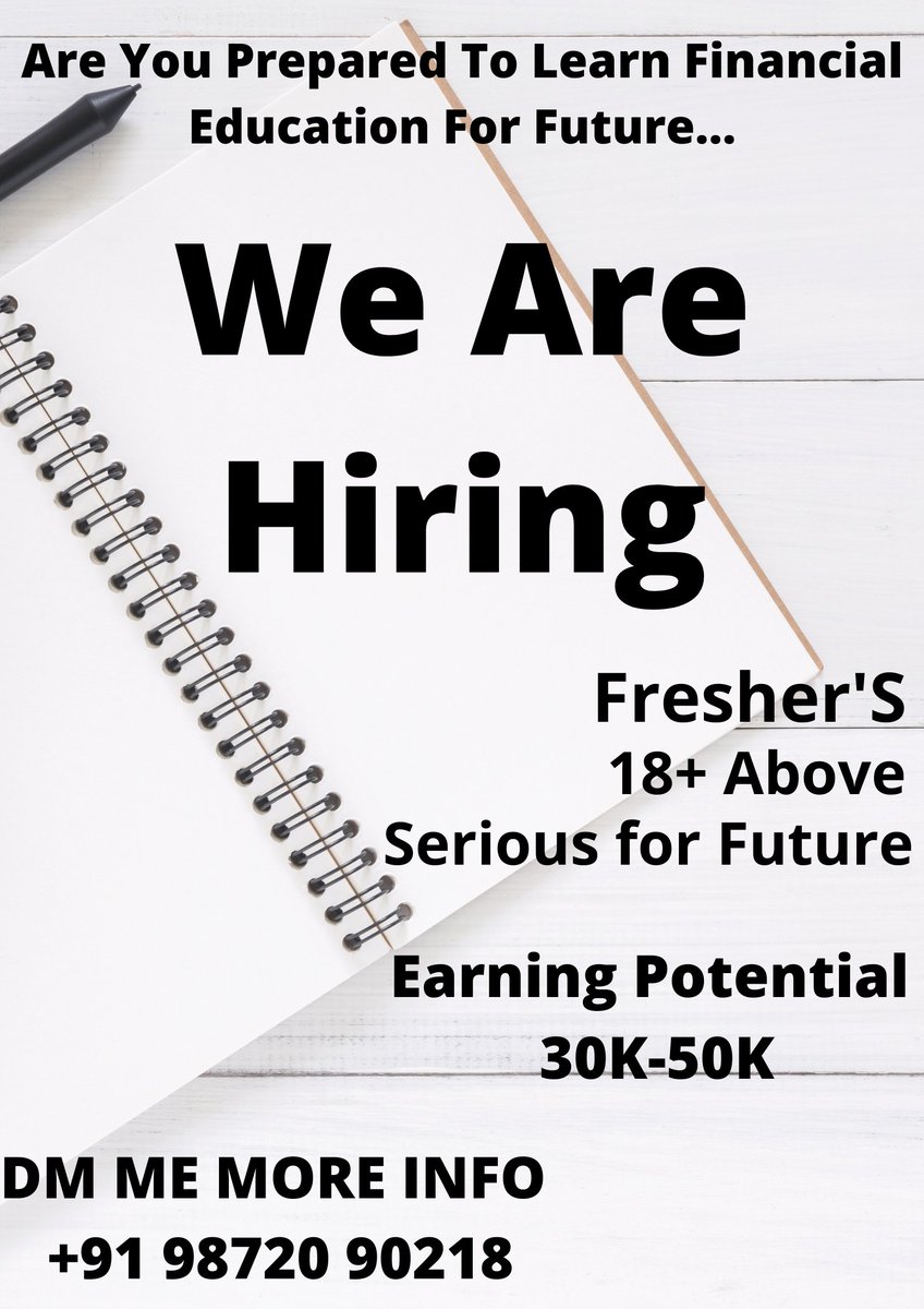 Krishan85879149's tweet photo. Grab the chance to be the best Digital Business Opportunity

We're Hiring!!!

Apply Here Form :- https://t.co/eYnirKuIAB

DM. Me for More Info
https://t.co/f7t7qtKxyE

Follow on : 

Instagram :- https://t.co/Iw3qKBNSMF

#hr #jobs #career #culture #jobinterviews  #jobseeekers https://t.co/ef56eOSwkx
