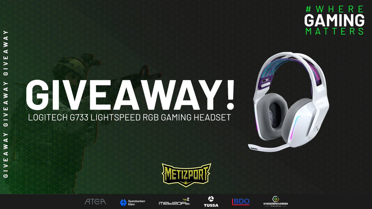 PÅSKEKONKURRANSE - VINN LOGITECH G733

Påsken nærmer seg og vi deler ut et headset fra <a href="/LogitechG/">Logitech G</a>!

For å delta:
1. Følg oss
2. Reetweet &amp; Like
3. Tag en venn og kommenter «#WhereGamingMatters»

Konurransen er også på Facebook.

#WhereGamingMatters
