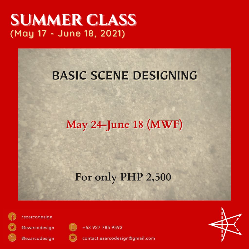 _zyxstudios's tweet photo. ‼️SUMMER CLASS: #History &amp; #Design‼️
 
March 16-May 16, 2021

Classes start on May 17-June 18, 2021

Open for ages 15 &amp; up

Fill up this form to enroll: https://t.co/xwMY1mpG1F

#EzarCoDesign #SummerClass #summer #OnlineClass #quarantine #pandemic #Covid19PH #vaccines #enrolment https://t.co/CAV6YVHDZj