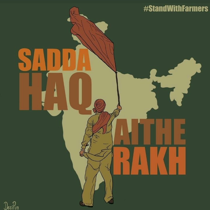 Vicky4549's tweet photo. It is way overdue. This needed to happen to wake up the government. #आज_भारत_बंद_है 
#standwithfarmers 
#FarmersProtest https://t.co/lEirXnSxCI