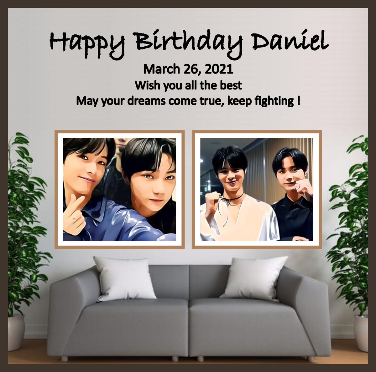 dinidesign1's tweet photo. K and Daniel in Interior Design 😊💚 Happy Birthday Daniel 🙏 March 26, 2021. Wish you all the best. May your dreams come true, keep fighting ! 
#BigHitJP_Boys #BigHitJP_K #danielbirthday #DANIEL_ILAND #HappyDanielDay #danieliland #ILAND_DANIEL #ilanddaniel https://t.co/6onfITApYz
