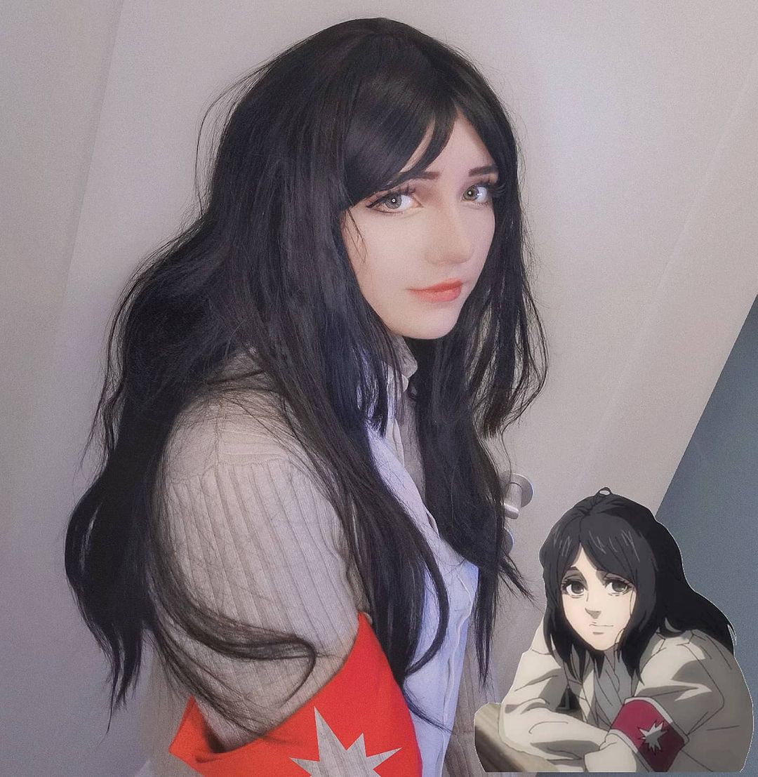 Pieck Finger-Attack on Titan Cosplayer. #cosplay. via another apps. more_ve...