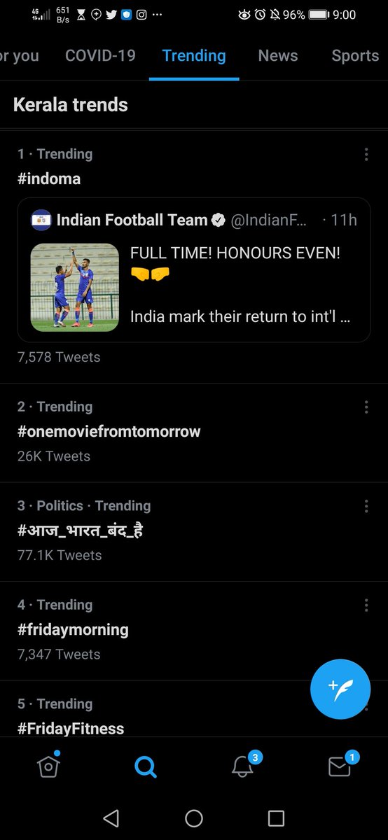 Ibru77's tweet photo. #OneMovieFromTomorrow Still Trending at 2nd Position in Kerala Trends with 26k+ Tweets !!
In Cinemas from Today 🔥
#OneMovie #Mammootty @mammukka https://t.co/BKIR6IYBsj