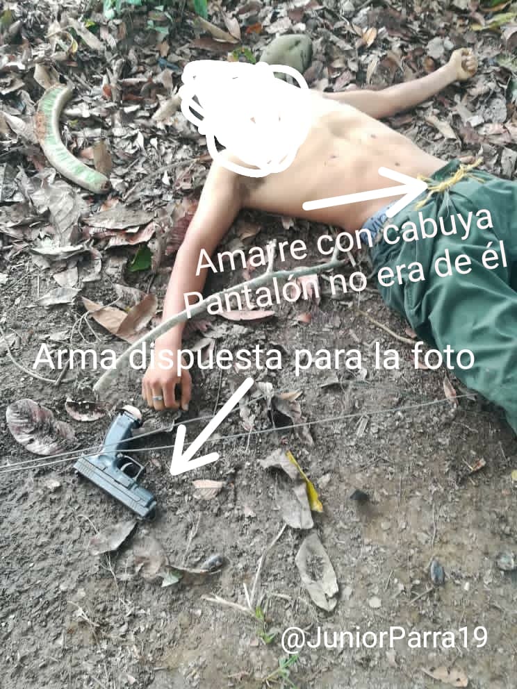 JuniorParra19's tweet photo. Denuncian que una familia fue asesinada por la fuerzas armadas venezolana en El Ripial parroquia Urdaneta en Apure y crearon un falso positivo. https://t.co/5NBE4UThJS