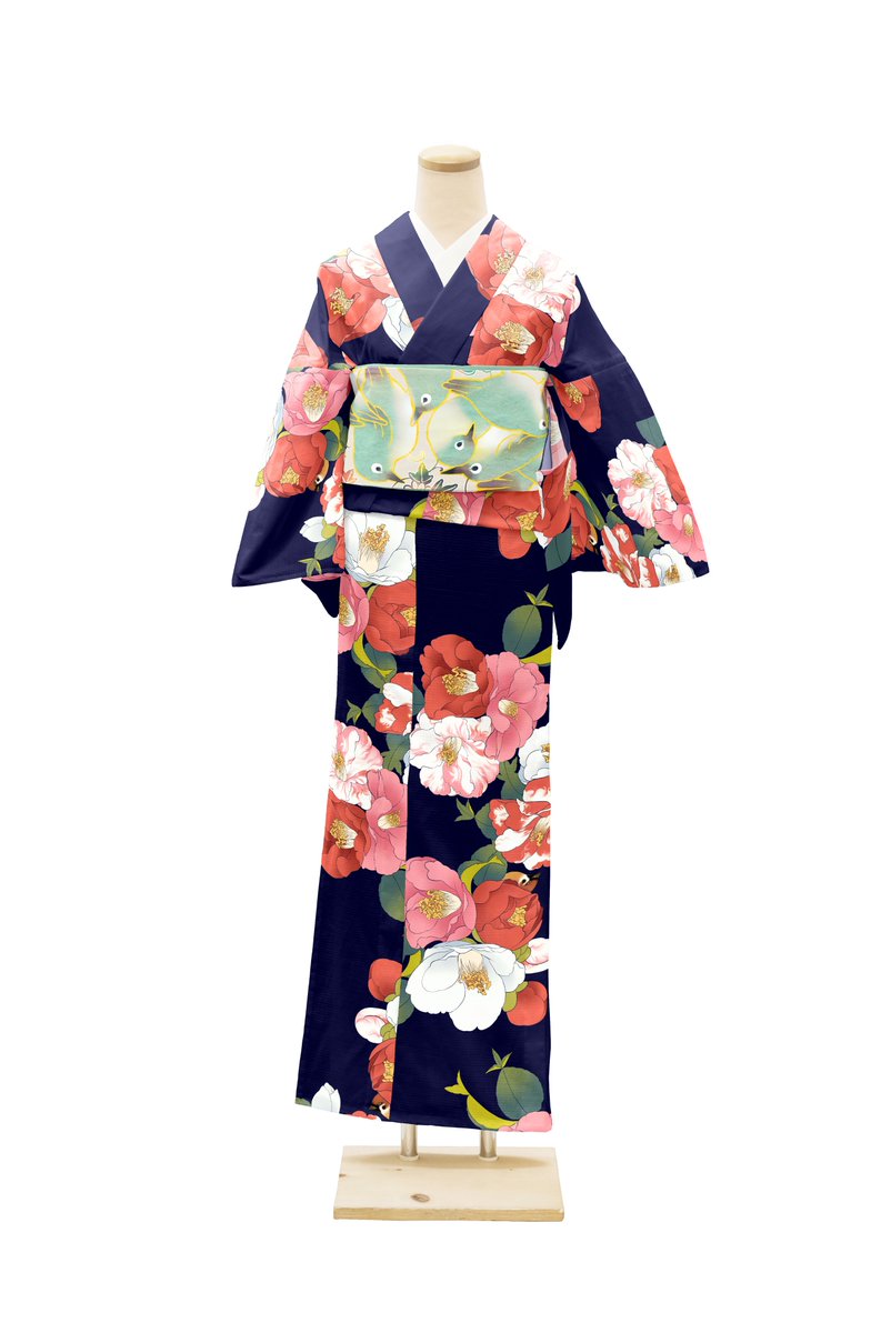 デジタル捺染の着物と帯 ゴフクヤサン Sajima Usuginu 紗嶋 様 デザインタイトル 絢爛梵天椿に目白帯 五色の八重咲き金魚葉椿柄の浴衣に帯は12羽の目白と四季の草花を描き 一年中楽しい予定が目白押しである様にという願いを込めてデザインしました デジタル捺染の着物と帯 ゴフクヤサン Sajima Usuginu 紗嶋 様 デザインタイトル 絢爛梵天椿に目白帯 五色の八重咲き金魚葉椿柄の浴衣に帯は12羽の目白と四季の草花を描き 一年中楽しい予定が目白押しである様にという願いを込めてデザインしました