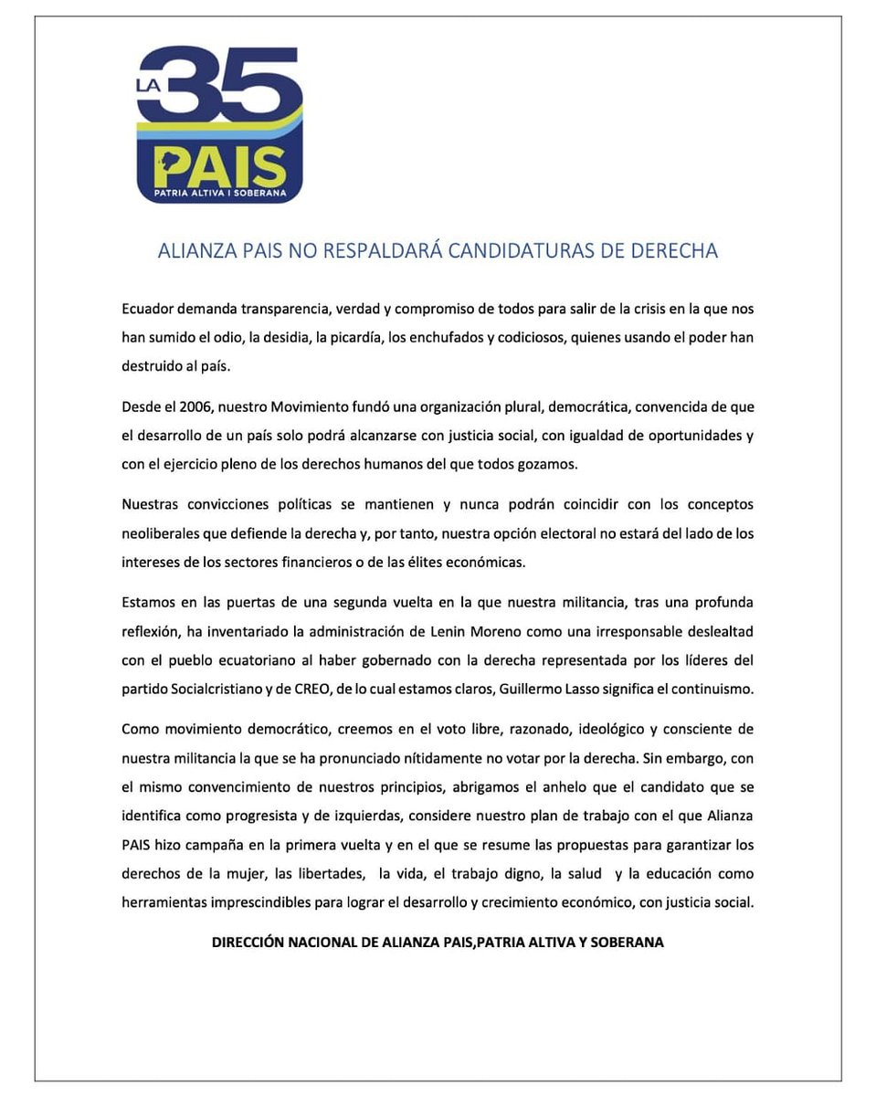 La 35 Azuay (@la35azuay) on Twitter photo 
