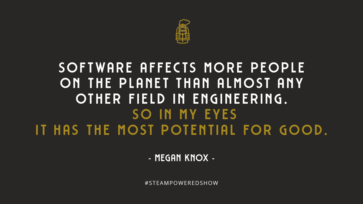 steampoweredshw's tweet photo. Watch the full episode with Technical Program Manager Megan Knox, and learn a bit about program management and #code4community.
๐บ https://t.co/OzyR5UYYea
๐ป + ๐ https://t.co/Jh4PrNGRxM
#steampoweredshow #womeninstem #stem #programmanagement #computerscience #engineering https://t.co/KGRJ1M4YAH