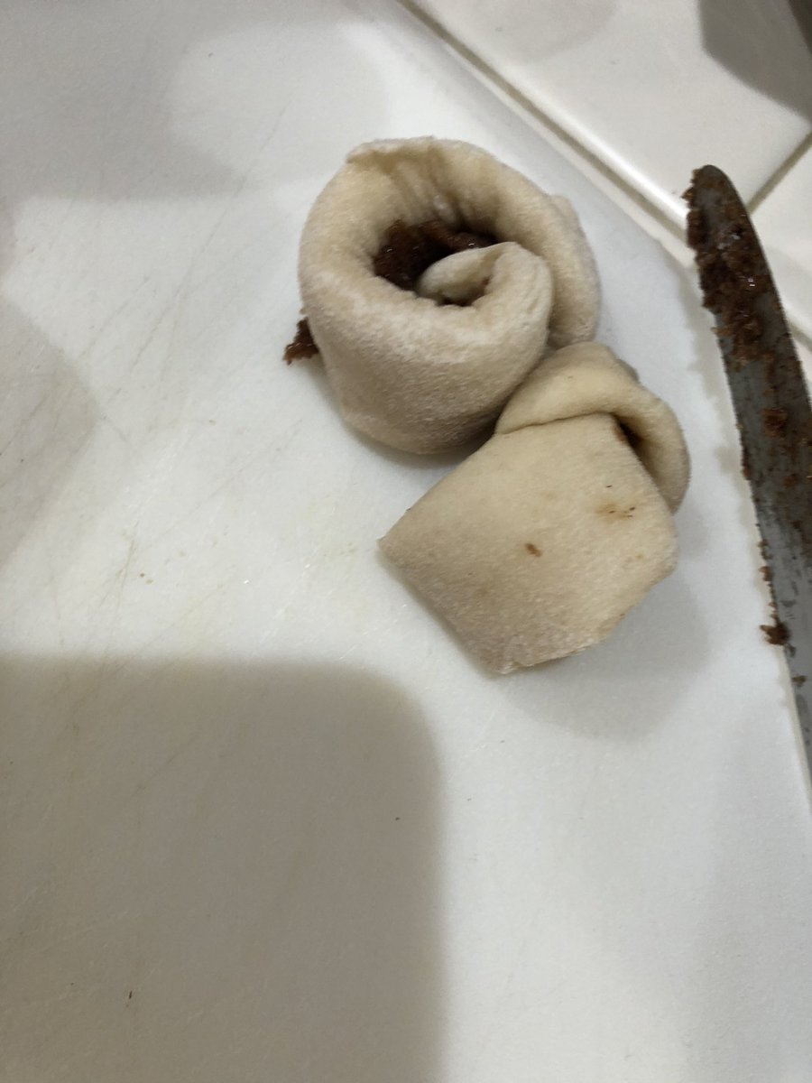 DailyTweter's tweet photo. Hey, @TastesofLizzyT using our leftover pizza dough for your cinnamon rolls. Thanks for the #recipe, Flizzy! https://t.co/9IPyK50Zbi