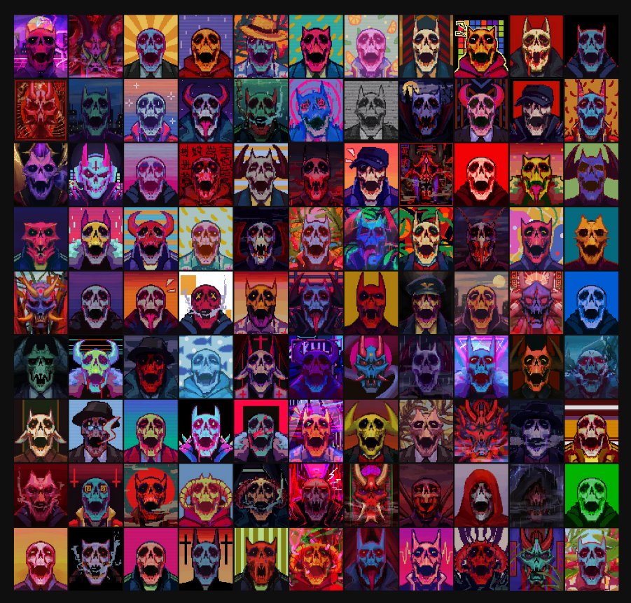 SkullxNFT's tweet photo. To celebrate 1000 followers and 100 skulls, we are giving this happy skull🥳🥳

To enter, simply:
1. RT/Like this tweet! 🎉
2.Tag some friends who would like a skull💀
3. Must be following us @SkullxNFT 😈

The winner will be announced in 66 hours.
Thank you!💕
#NFT #Giveaway https://t.co/IehPhzHEg4