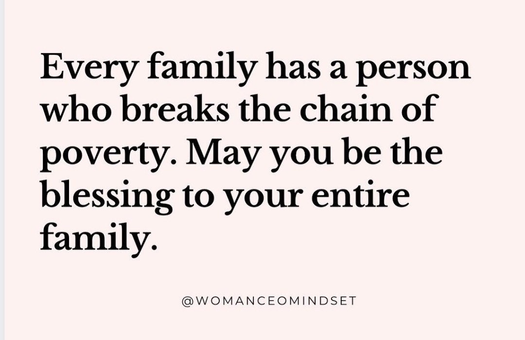 God will bless you for generations to come