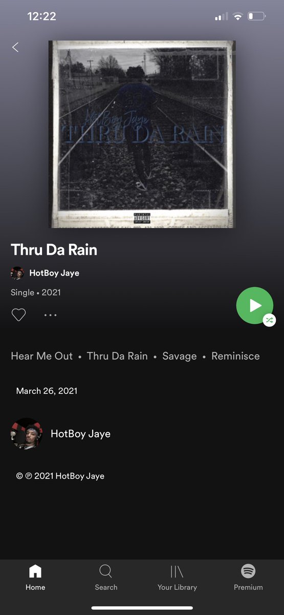HotboyJaye's tweet photo. Thru Da Rain is out rn🔥🔥🔥🔥🔥🔥 y’all got check it out on Apple Music, Spotify, SoundCloud, and YouTube https://t.co/77d7PWJHON