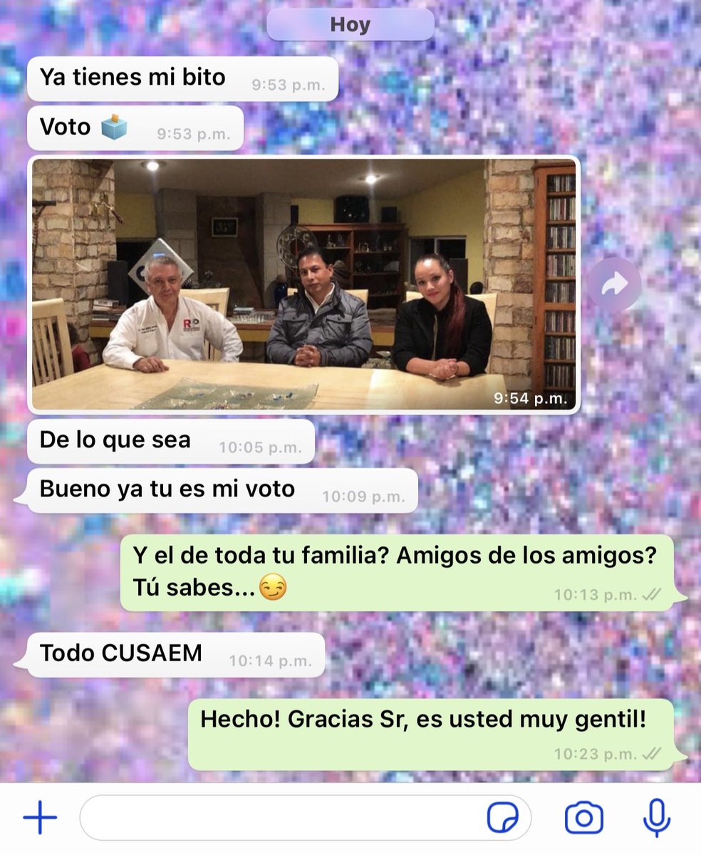 Y así sucesivamente...<a href="/johsep80/">Jose Gallardo</a> 🥰  (Bueno buenooooo tampoco es para tanto...Al menos de elementos de Cusaem que radiquen en Atizapan e Izcalli y estén con él) 🥰🥰