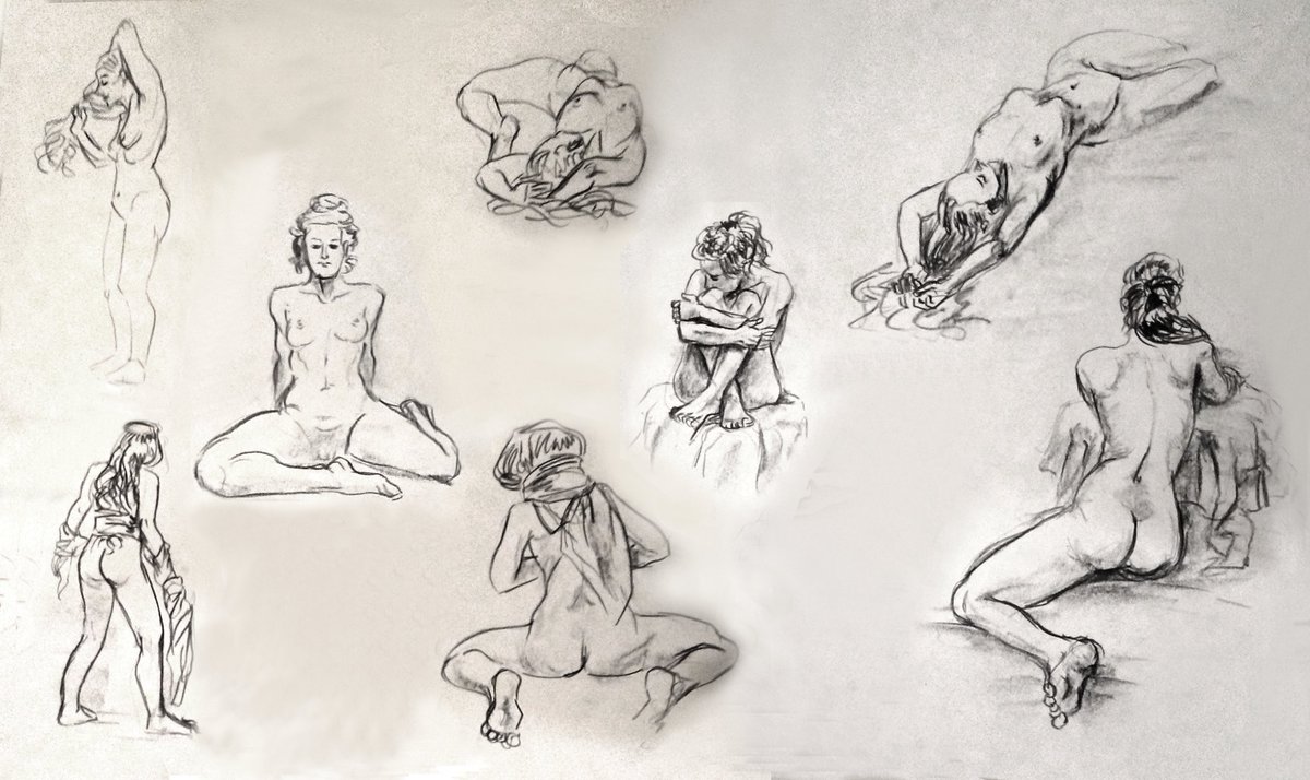 KempkeShamash's tweet photo. Haven't posted anything in a while so here's some old #lifeDrawing

 #ArtistOnTwitter #sketches #blackandwhite https://t.co/dA5gLoRrSi