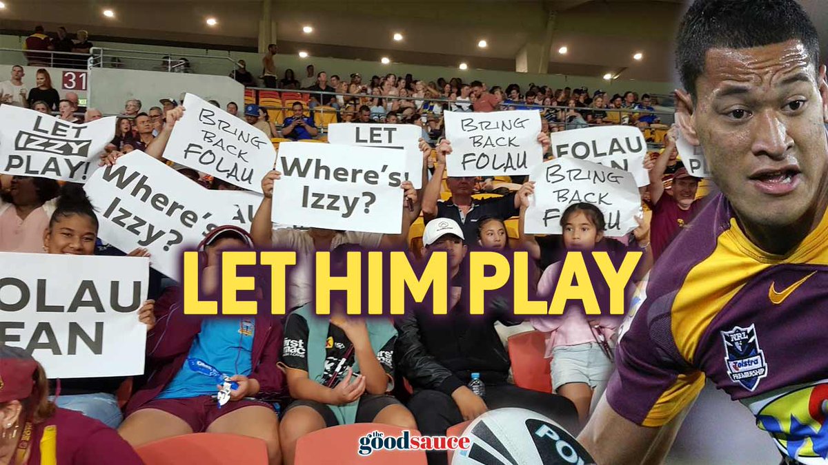 "But whether or not you like or dislike #IsraelFolau, what he says or how he says it, is entirely irrelevant to the most important question the ... #NRL's board and CEO must ask themselves urgently:
Why should the NRL #LetHimPlay football?"
onlineopinion.com.au/view.asp?artic…
#AusPol