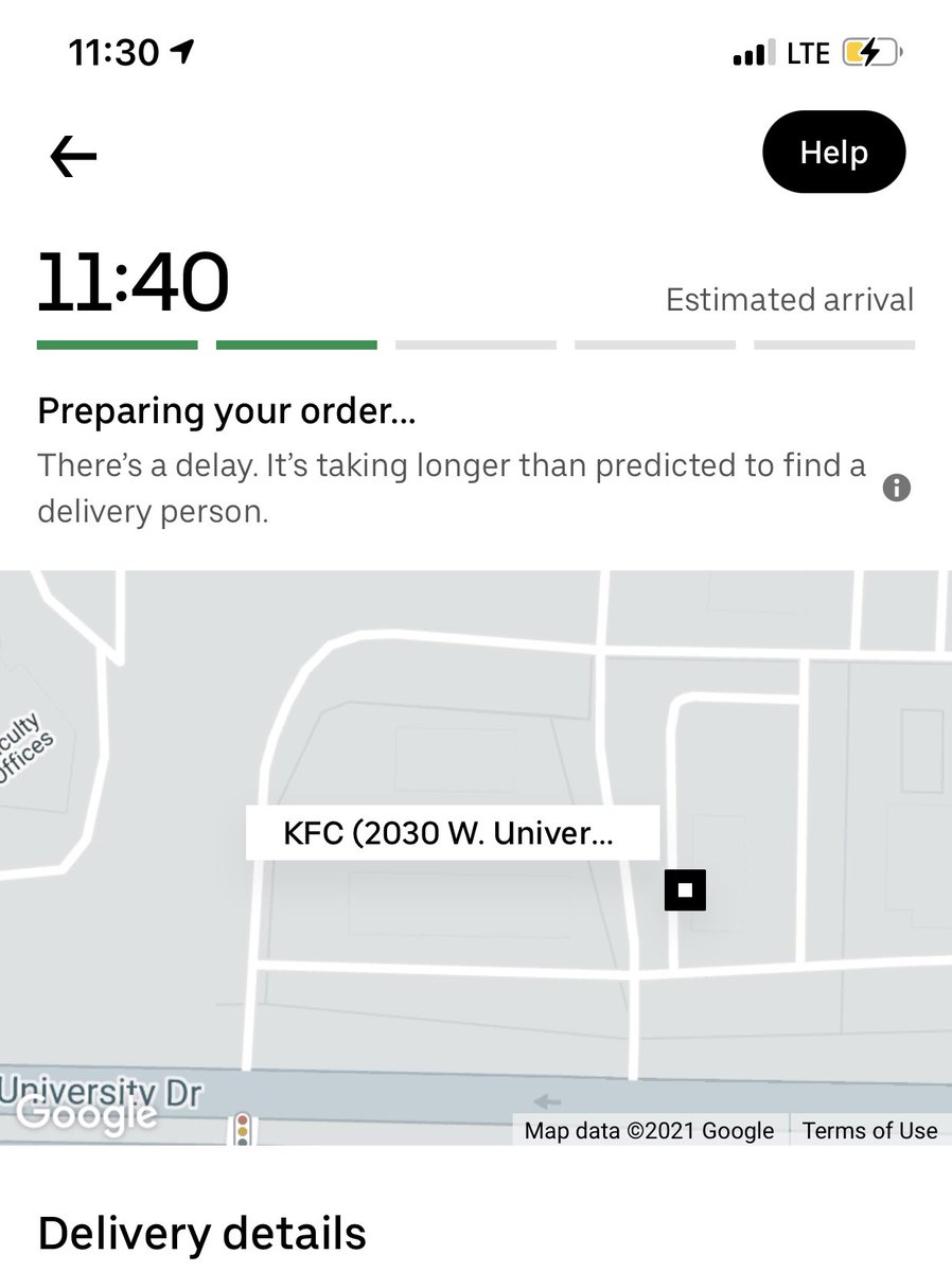 Dannyg05's tweet photo. @UberEats Uber sucks I did order like one hour ago and I cant cancel it’s almost midnight and they can find driver bad service 10 40 was supposed to delivery me https://t.co/m58JFCK7Xi