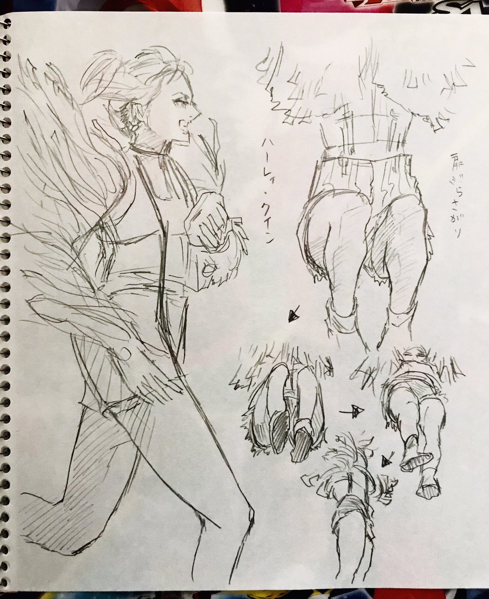 全く描いてない人みたいになってる気がするから脚靴強化月間スケッチをのせてみる 