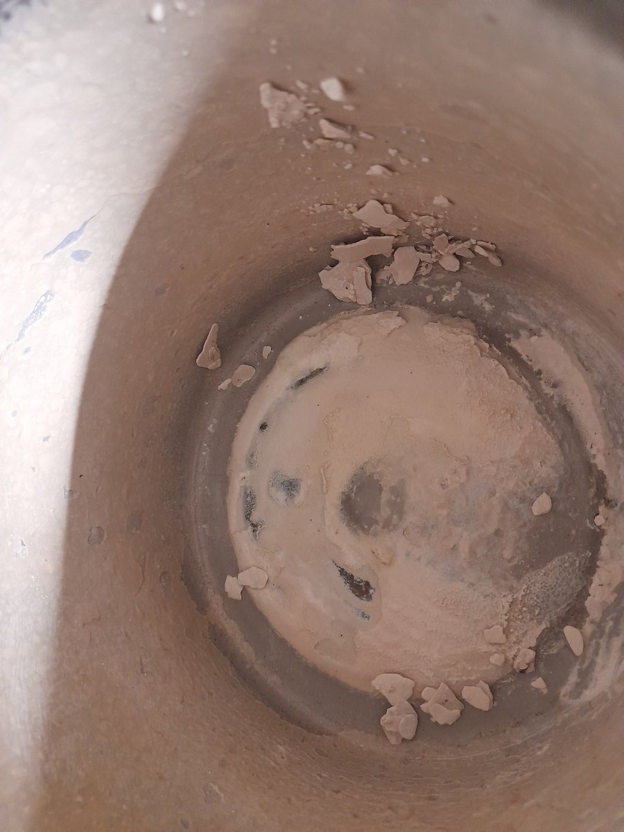 #England this is what is in your tap water , why are we paying water Bill's if they are unable to provide safe drinking water ?    This is the residue from one process of filtered tap water through my distiller.#Foodie #nocomply #English #PFAS dangers