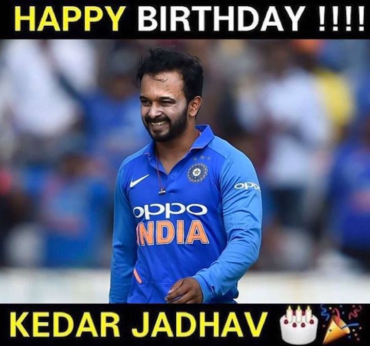 Happy Birthday, Kedar Jadhav 