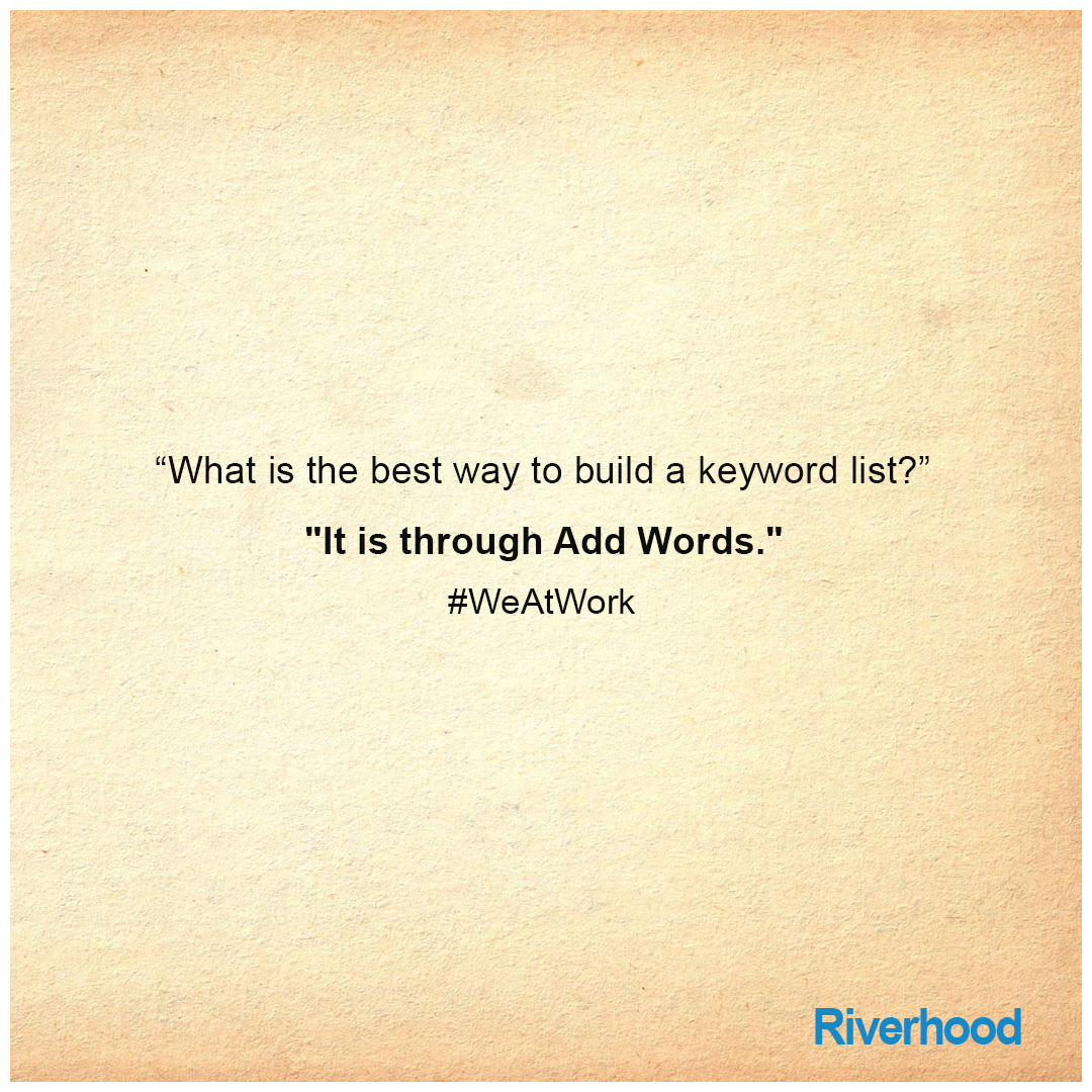 riverhood_in's tweet photo. Hey! Add words and keywords rhyme. That’s why they go along so well.😉

#riverhood #digitalmarketing #india #weatwork #keywords #keywordlist #keywordstrategy #contentmarketing #copywriting #copywriters https://t.co/xmXtIQmVqz