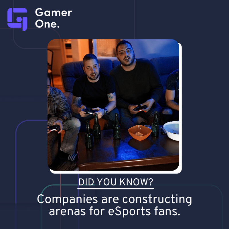 WeAreGamerOne's tweet photo. With the growing number of loyal fans for eSports, companies are flocking to build arenas for them to see the games live together!
#GamerOne #GameTrivia #TriviaFact #eSports #eSportsArena https://t.co/0BE4byPTp3
