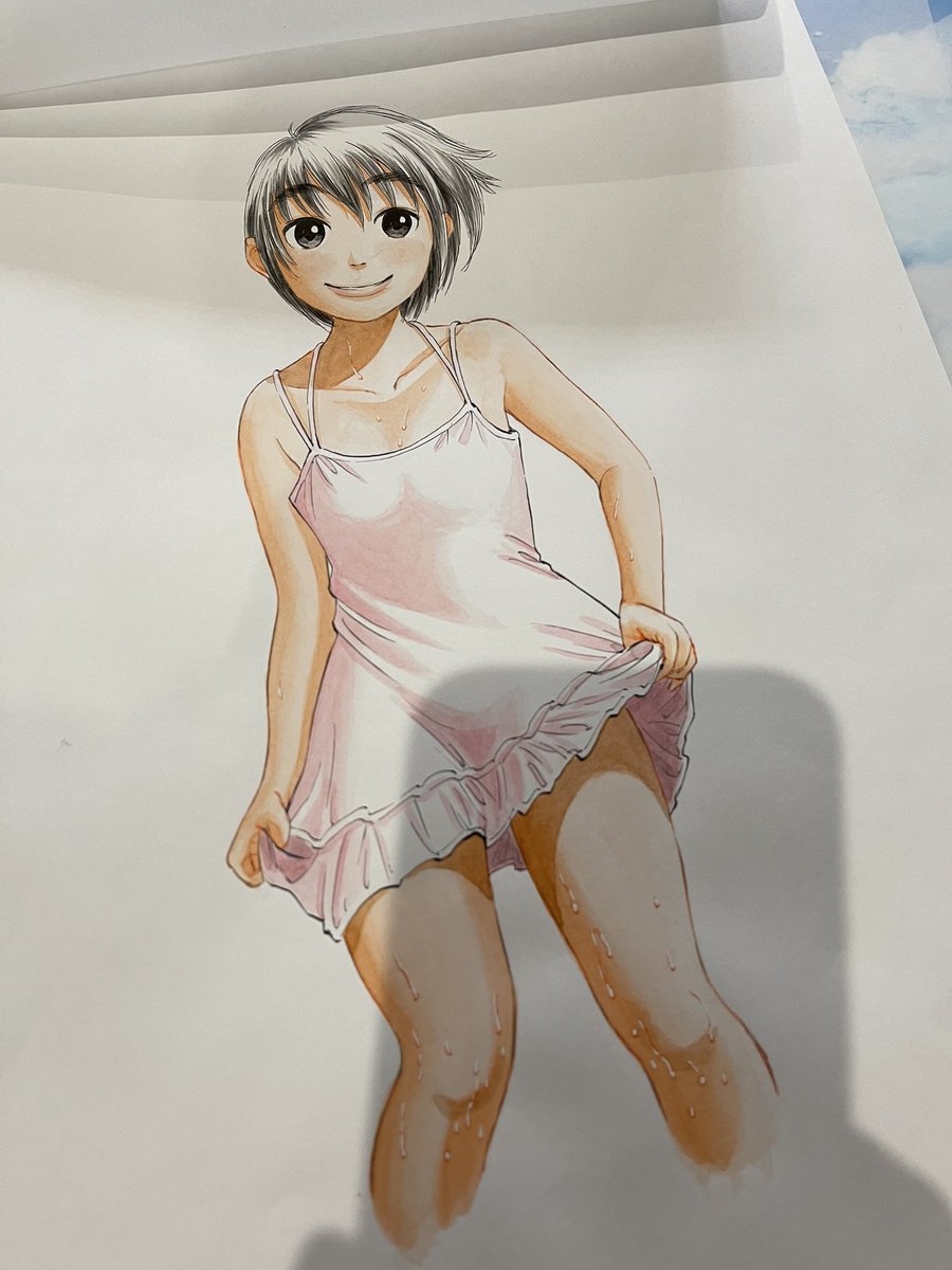 ルサンチマン1巻の表紙カラー原稿が出てきた 塗りが綺麗なので誰かスタッフさんに塗 花沢健吾のイラスト ルサンチマン1巻の表紙カラー原稿が出てきた 塗りが綺麗なので誰かスタッフさんに塗 花沢健吾のイラスト