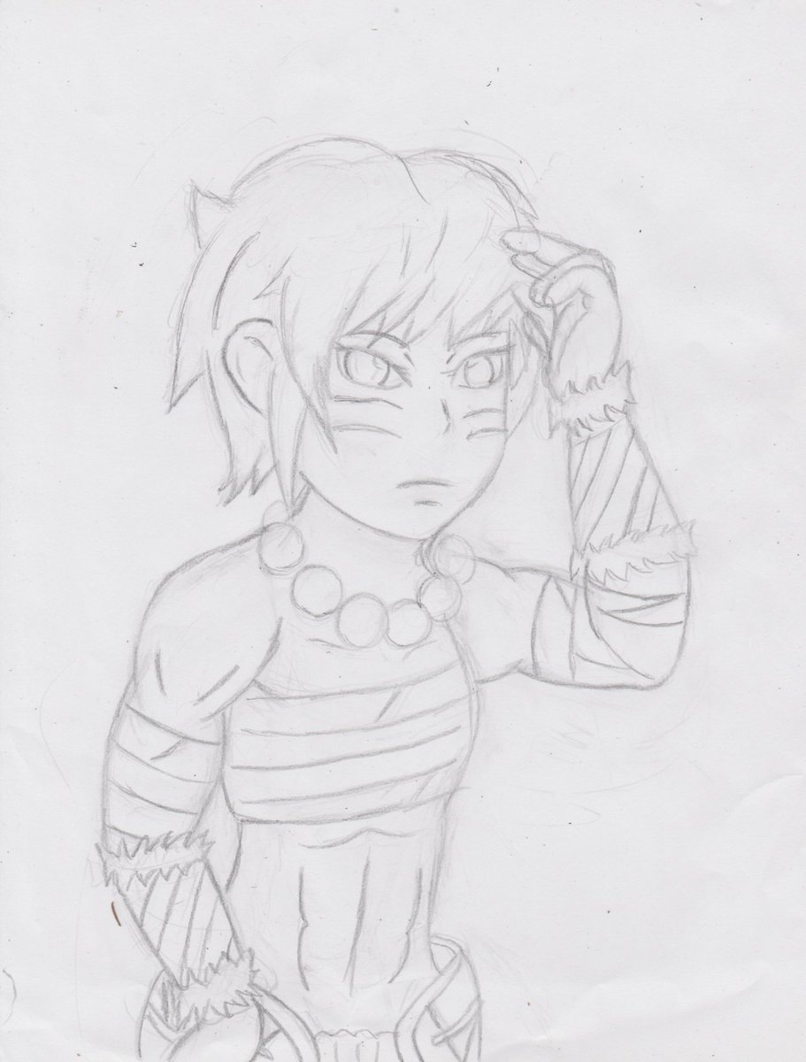 Galuithe's tweet photo. Dibujo de quince de un personaje de fire emblem, solo me faltó la máscara que llevaba en el cabello.

#Rinkah #FireEmblem #FireEmblemFates #fanart https://t.co/IKKVpVlEvz