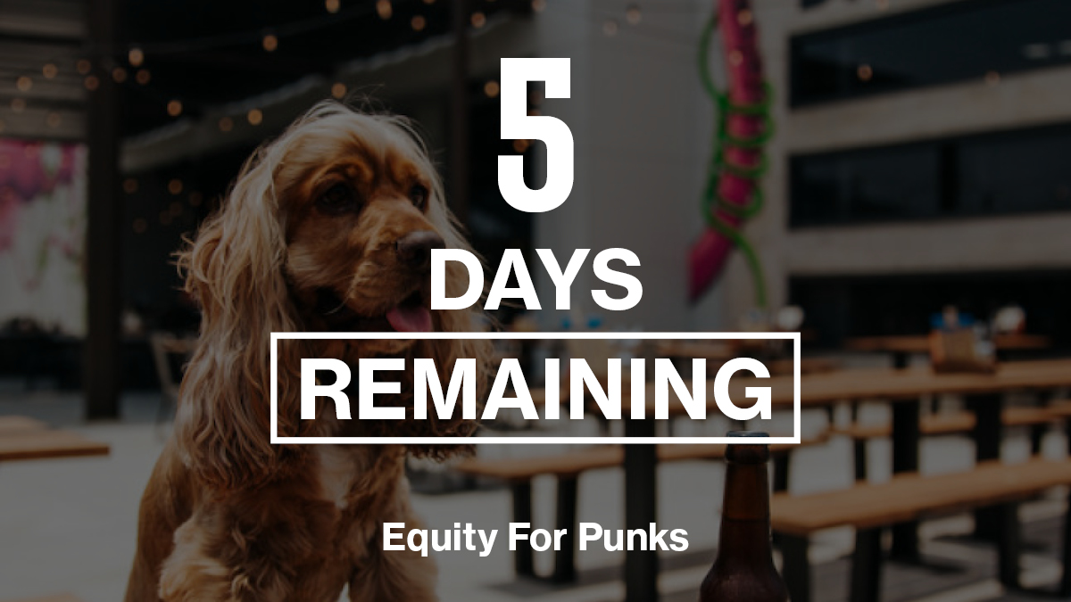Love BrewDog beer? Want to own a piece of our brewery and bag an epic discount to boot? Invest today

⏰Time is ticking!⏰ onmarket.com.au/offers/efpoz/