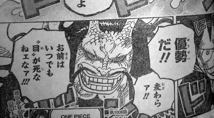 ワンピ早バレ反対派 シンセンス カイドウ人獣型