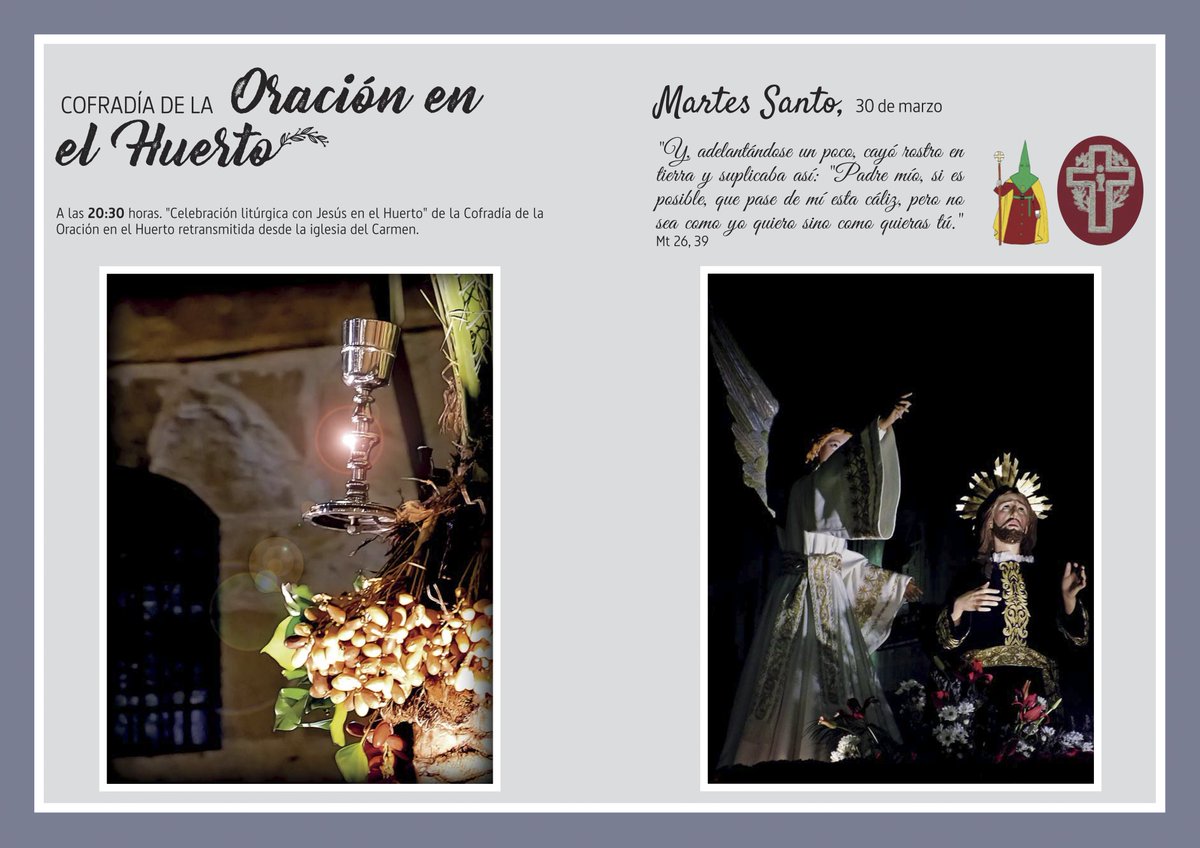 CofradiasSoria's tweet photo. #MartesSanto Cofradía de la Oración en el Huerto. #SemanaSanta2021 en #Soria.
 @jcyl @CyLesVida @castillayleon @dipsoria @Ayto_Soria @SemanaSantaCyL @OfiTurismoSoria @sorianitelaimag @la8soria @elmirondesoria @sorianoticias @desdeSoria @soria_tv @heraldosoria @diariodesoria https://t.co/MYUikIWdUW
