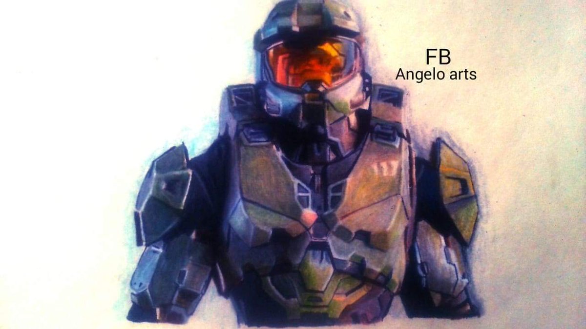 AlanAngeloMart1's tweet photo. Otros de mis dibujos del jefe maestro espero pueda llegar lejos! 
@Halo @HaloInfiniteGI  @Halo_Spotlight @ricardootino @ArturBloodshot @itsmefernando @HaloMexico @343IndustriesFS https://t.co/DsckQsbuIf