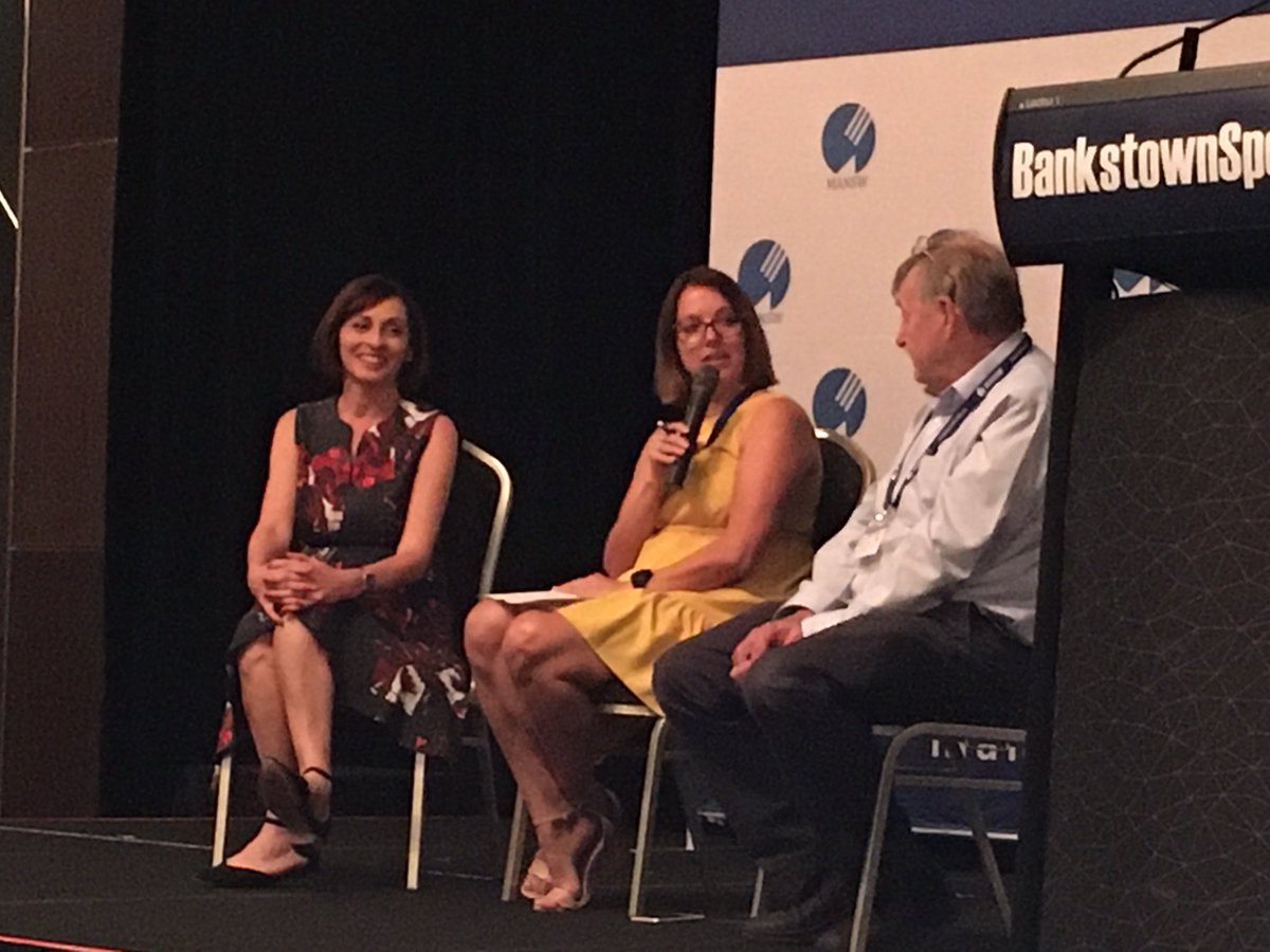 kath_cartwright's tweet photo. Afternoon panel session with Charles and @attard_c led by @AmberBidwell1 @MathsNSW. What’s the biggest misconception in mathematics? “The misunderstand that there are maths people and non-maths people”. Thanks Catherine. Totally agree. #noticingthemaths https://t.co/NuzcwQNdzS