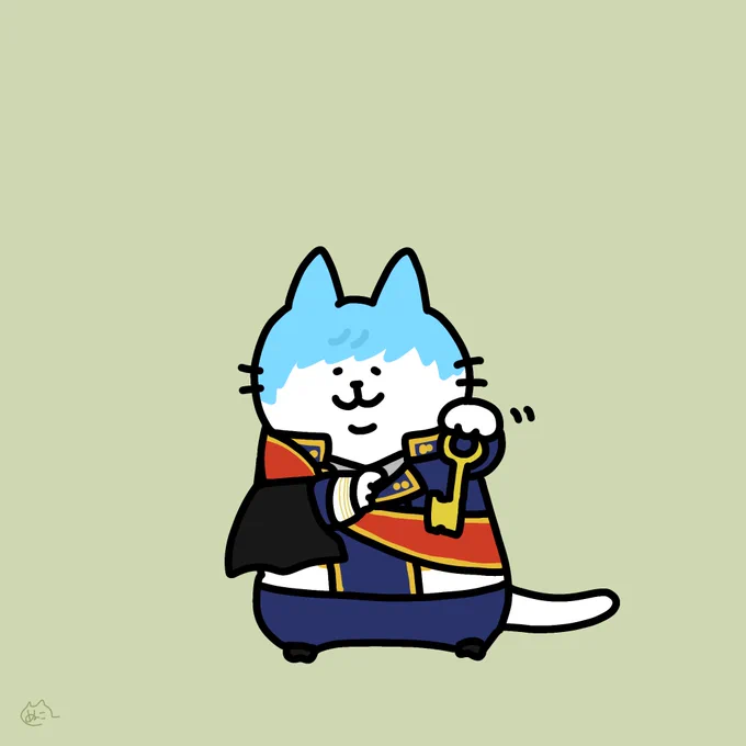 猫一期一振(隊長) https://t.co/ejsh87Jj4U 