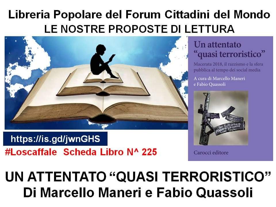 buzzani_3's tweet photo. SCHEDA LIBRO IN PROMOZIONE N^ #225
Un attentato “quasi terroristico”
Di: Marcello Maneri e Fabio Quassoli (Curatori)
- Editore: Carocci - Collana: Biblioteca di testi e studi - Anno edizione: 2021 - 
Leggi scheda libro
https://t.co/42JJfyaeOy https://t.co/ywdHKP7n8e