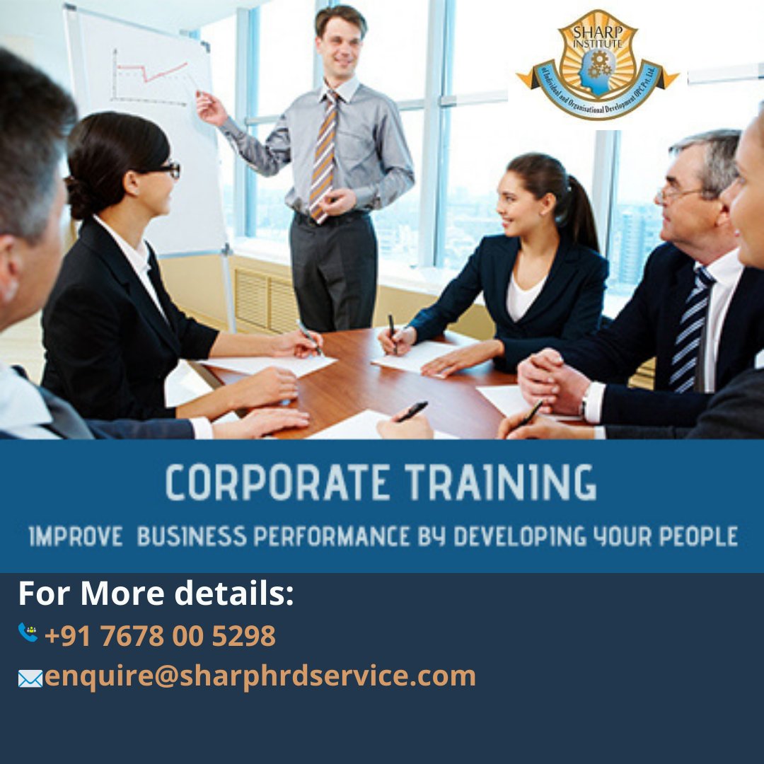 SharpGroup1's tweet photo. Improve #business performance by #developing your people.
For more details:
https://t.co/UhsOtzO52c
for business enquiry:
Call us: +91 7678 00 5298
Email us: enquire@sharphrdservice.com
#softskillstraining
#corporatetrainings #professionaldevelopmentprograms #professional https://t.co/WFm4WEAL32