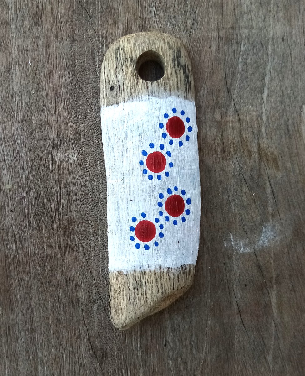 The driftwood pendant..