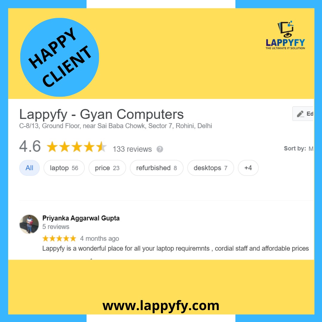 lappyfy's tweet photo. Happy Client is what we aim
Thank you, Ms. Priyanka, for your words of appreciation

Connect with us on Facebook -
https://t.co/RtxdxzAqEN

https://t.co/kSVQg1kdyf
#lappyfy #gyancomputers #gyaneshtech #gyaneshtechtonics #hp #lenovolaptop #hplaptop #hp280pro #dell https://t.co/erCF8tOWZB