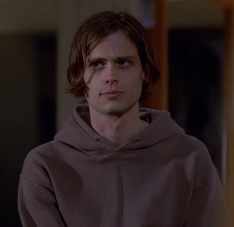 i just think that spencer reid in a hoodie 