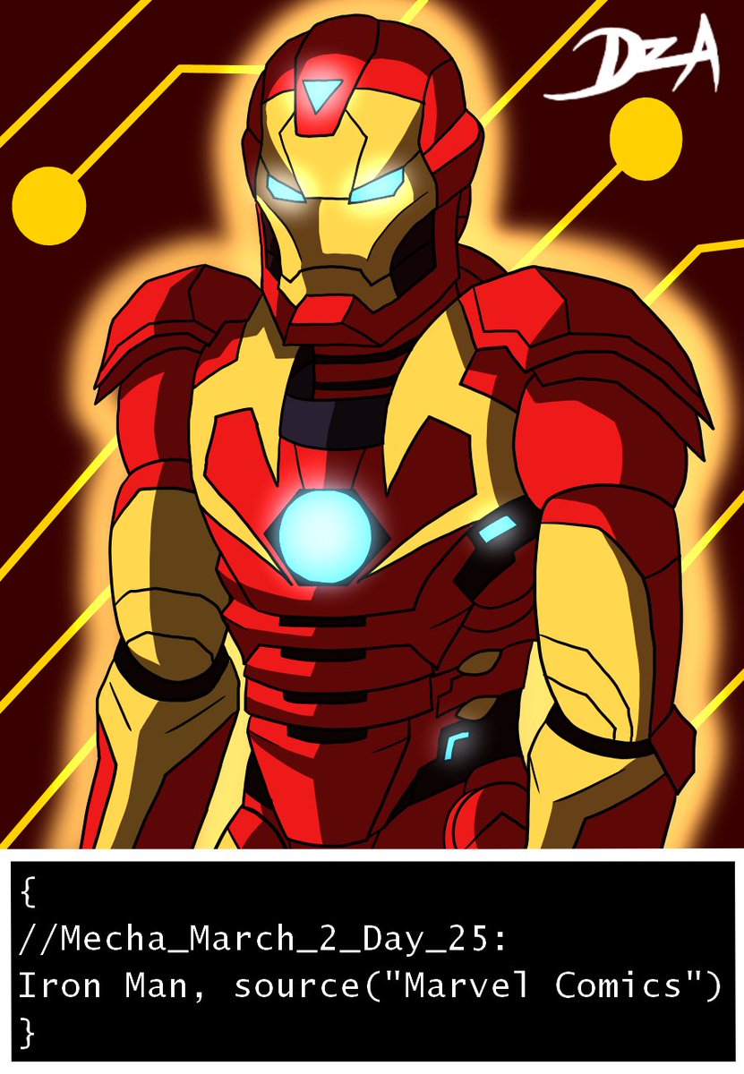 ZachmanRockfan's tweet photo. Mecha March 2 Day 25: Iron Man

God, full-body armor is hard to draw. Had to give it my best shot for Mr. Tony Stank. XD

#MechaMarch2 #drawingchallenge #digitalart #digitaldrawing #ironman #marvelcomics #marvelironman #ironmanmarvel #tonystark #avengers #ArtistOnTwitter https://t.co/xwUUqLTYuK