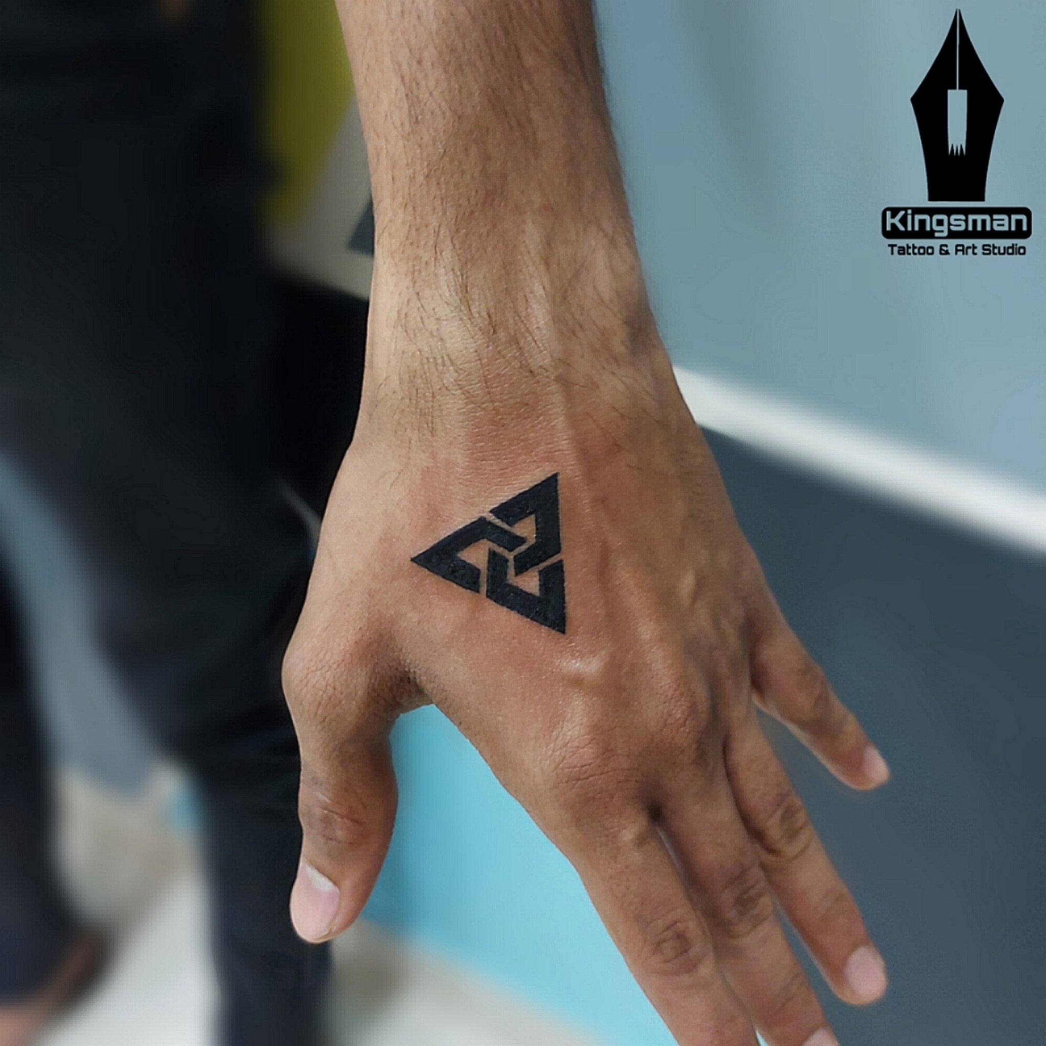 Tattoo uploaded by Ravi Bhagat • Triangle band tattoo, Bandtattoo • Tattoodo