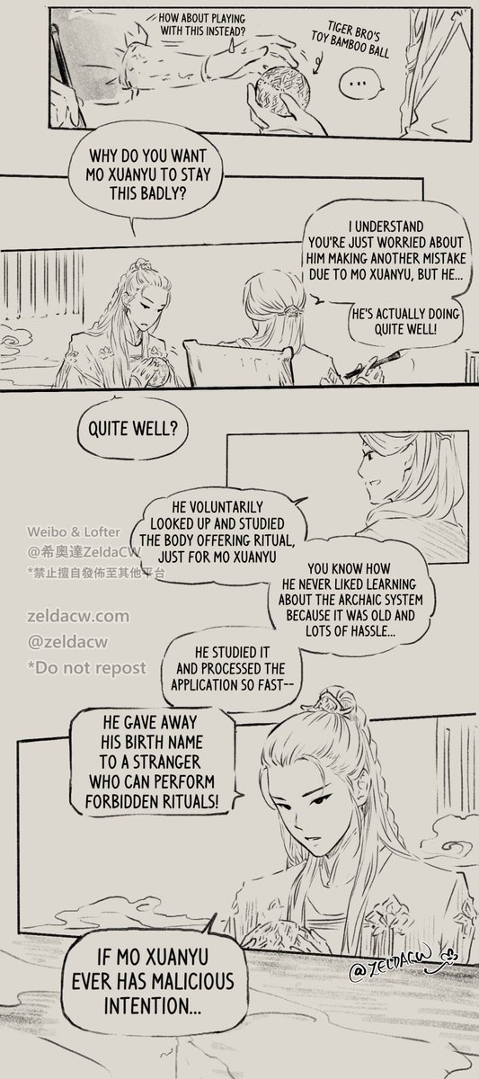 ⭕️Mo Xuanyu Underworld story comic update

*to be continued.
*See the thread or check my twitter moment 'For Mo XuanYu' for previous parts of the story 