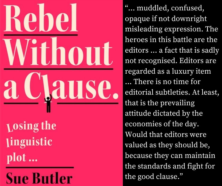 IPEditors's tweet photo. Great to see an author acknowledging editors for the value they provide. Look out for the review of 'Rebel Without a Clause' in the April issue of 'Gatherings' – coming soon.
#IPEd #editors #Gatherings https://t.co/U0cKwT2w7R